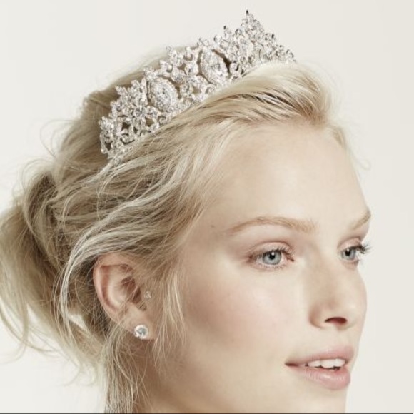 David's Bridal Accessories Davids Bridal Regal Crown Tiara Poshmark